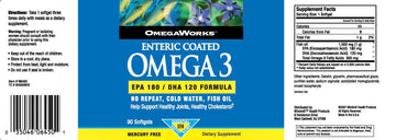 WIndmill OmegaWorks Omega3 Enteric Coated 90 Ct