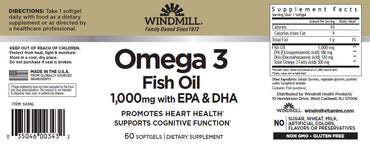 Windmill Omega 3 EPA+DHA 1000 Mg 90 Caps