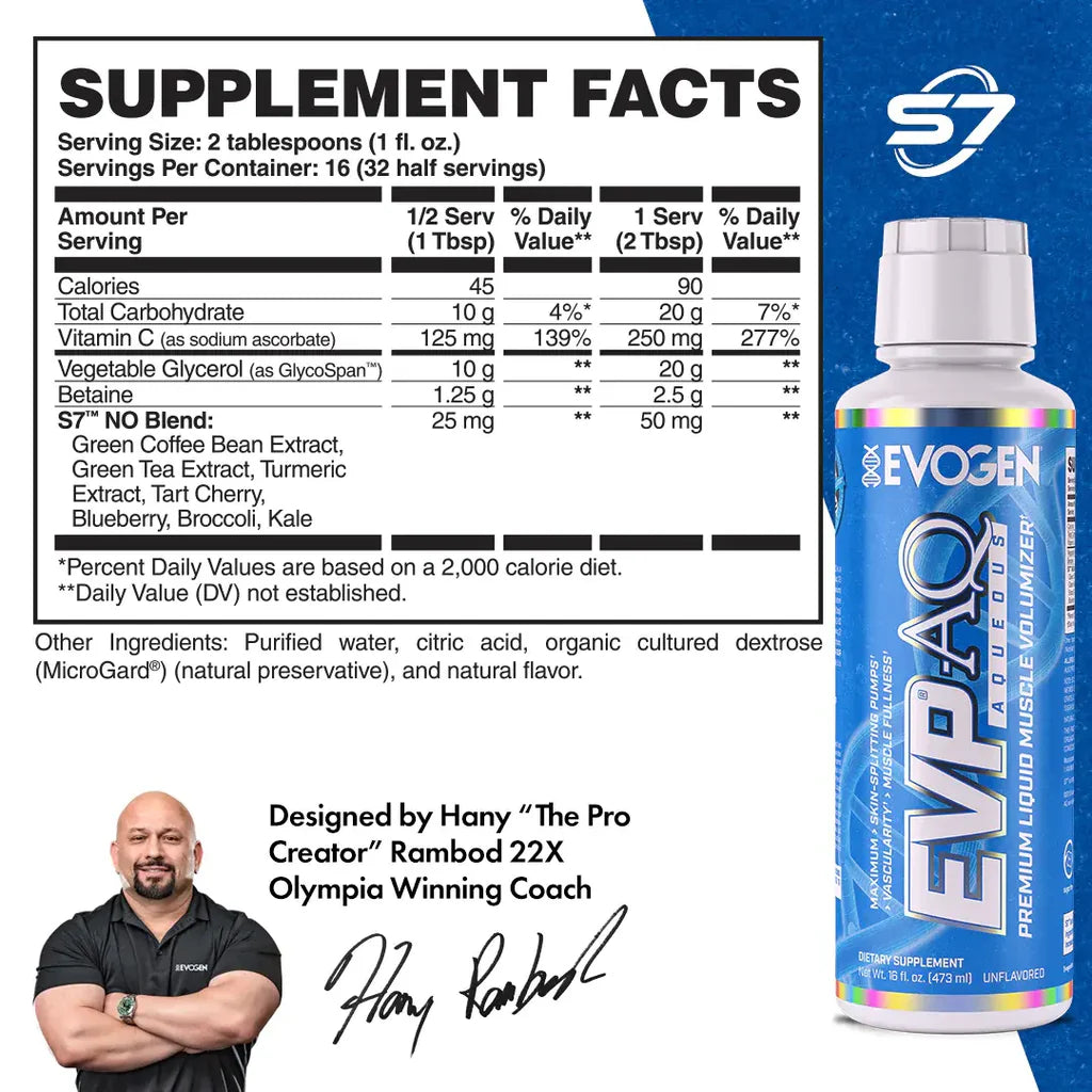 Evogen EVP AQ Liquid 16 oz Glycerol Liquido Puro