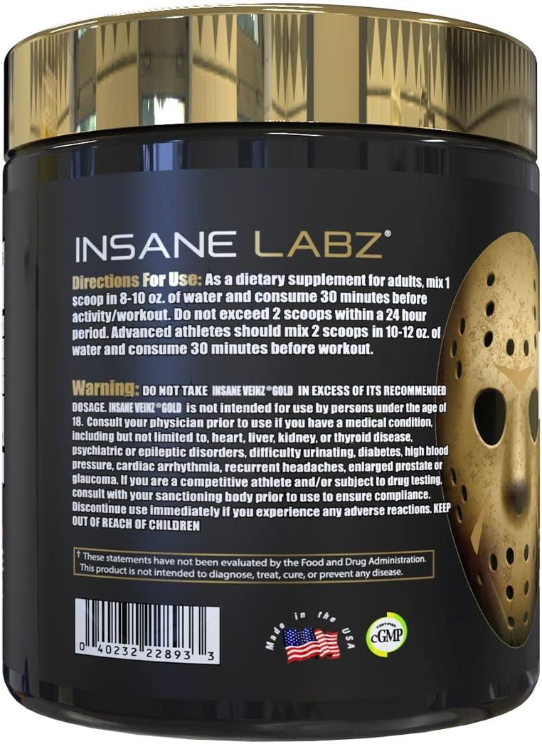 Insane Labz Veinz GOLD 30 Servings