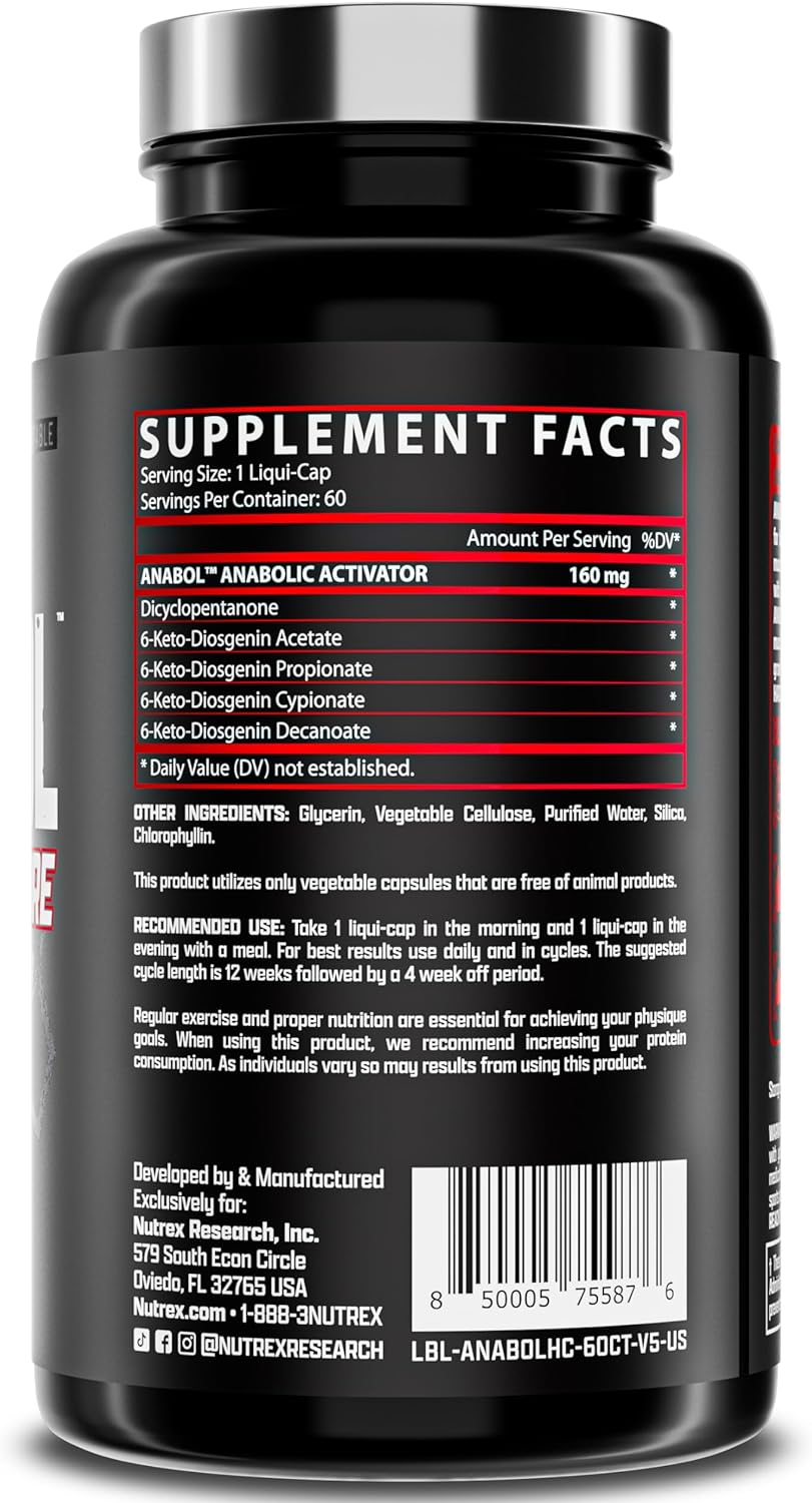 Nutrex Anabol Hardcore 60 caps.