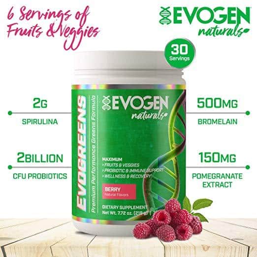 Evogen Evogreens Super Alimento 30 serv