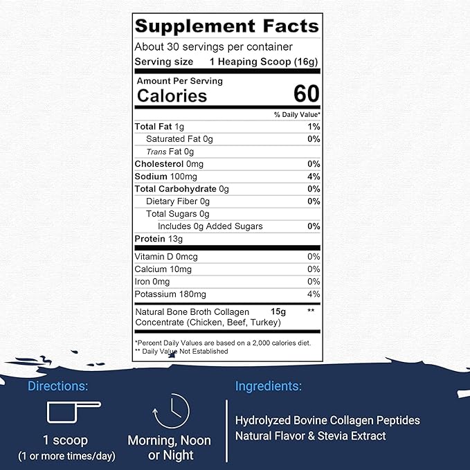 Gaspari Bone Broth COLAGENO 30 Serv