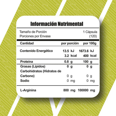 Meta Arginine 120 Caps