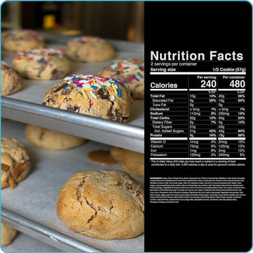 Raw My Cookie Dealer Galleta Vegana 12 pack by Cbum Version 113 Grs GRANDE