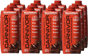 Musclemeds Carnivor RTD 16.9 Oz/500 ML 24 PZA