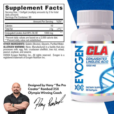 Evogen CLA 1000MG 90 CAPS
