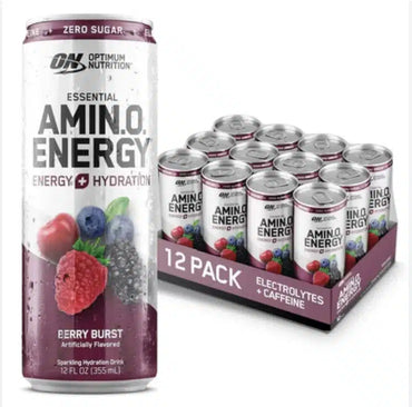 Optimum Nutrition Amino energy 355 ml 24 pza 2 PACK de 12 pza