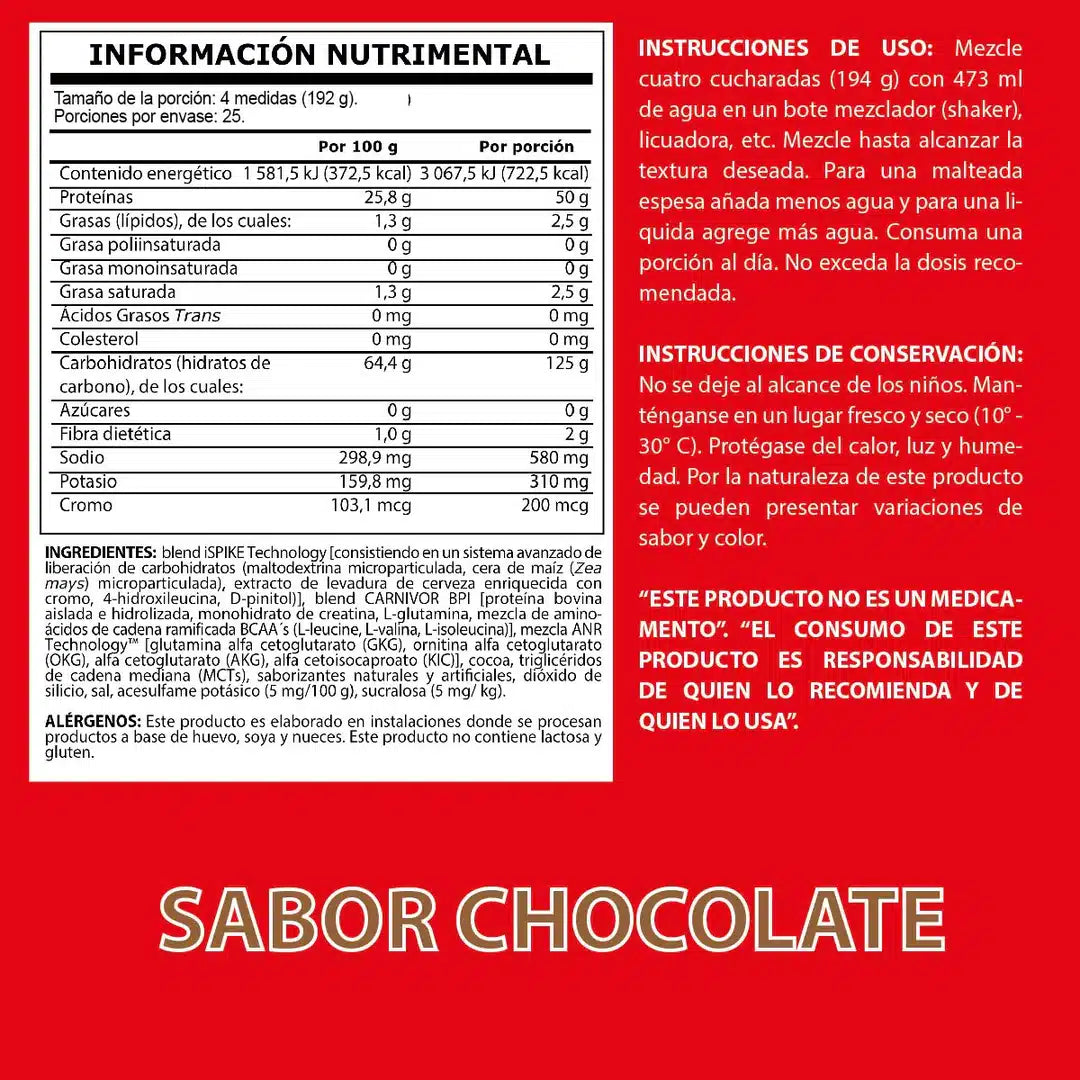 Musclemeds Carnivor Mass 10 Lbs