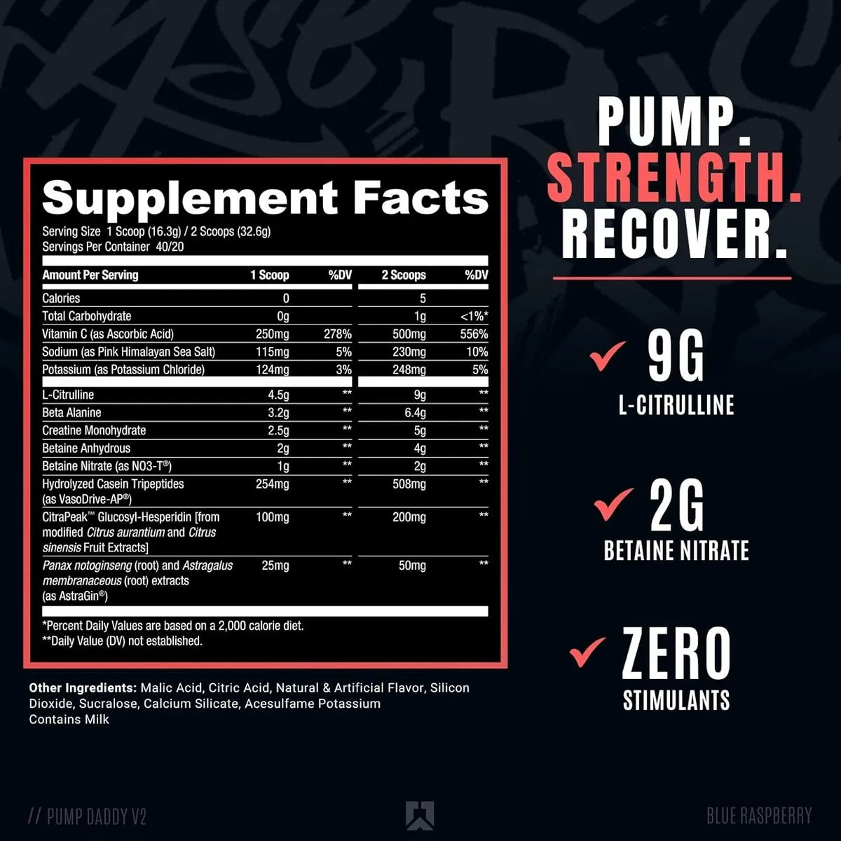Ryse Pump Daddy V2 40 Servings