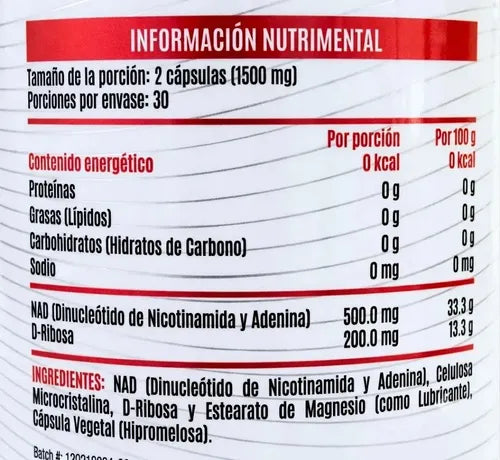 Advance Nutrition NAD 60 Caps
