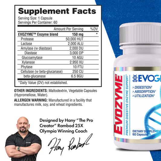 Evogen Evozyme 60 Caps
