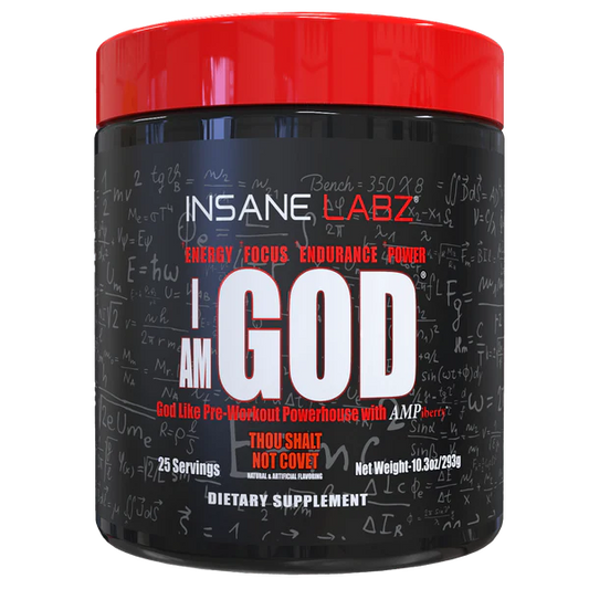 Insane Labz "I AM GOD" Pre entreno 25 serv