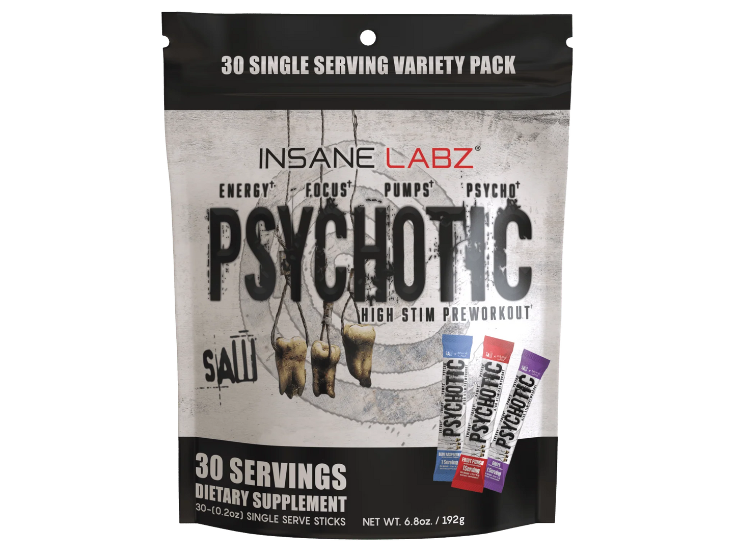 Insane Labz Variety Bag Psychotic`s 30 Sticks Diferentes Sabores