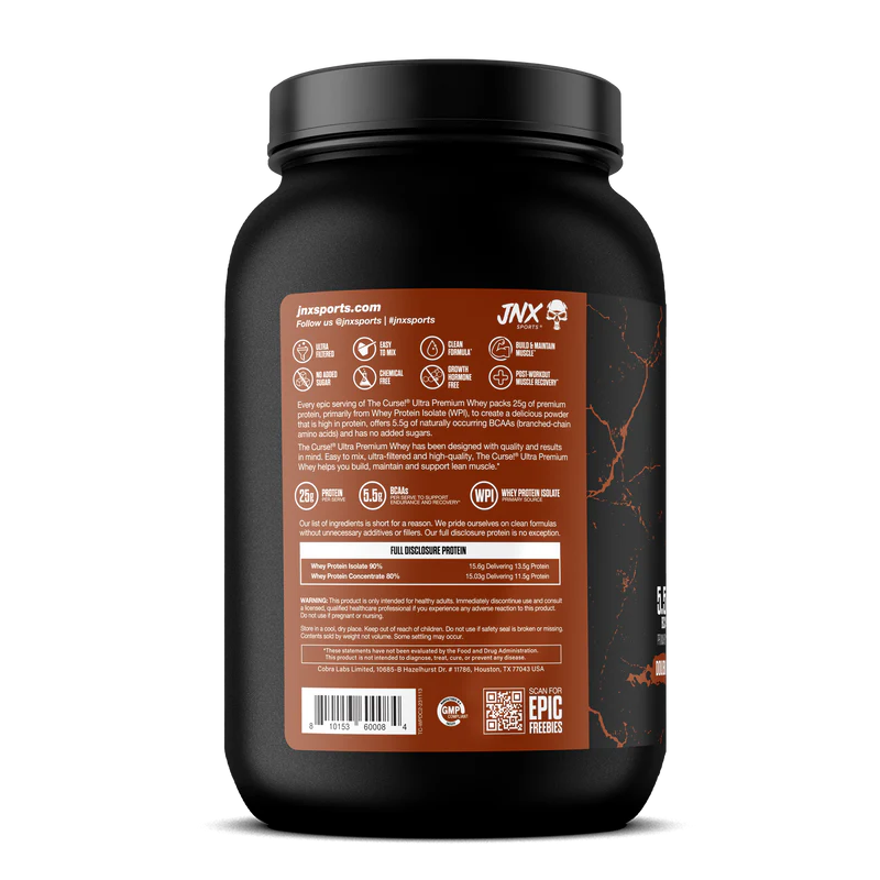 Cobra The Curse Ultra Premium Whey 2 Lbs