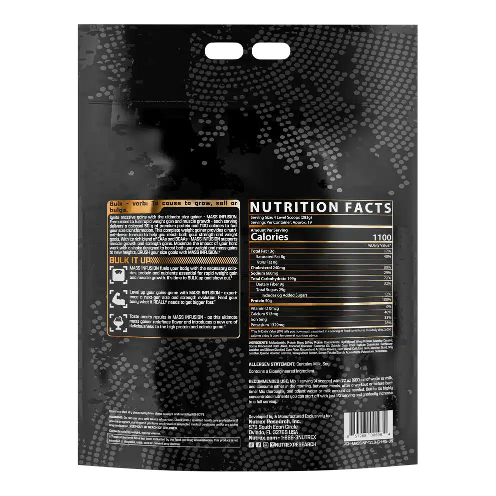 Nutrex Mass Infusion 12 Lbs