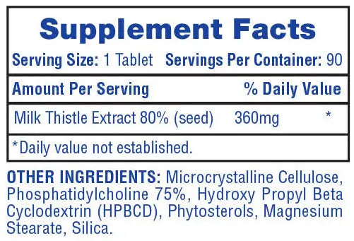 Hi-Tech Milk Thistle 90 Ct