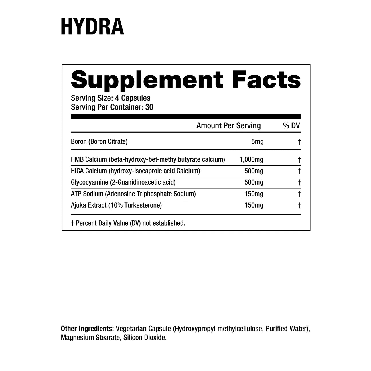 Dragon Pharma HYDRA HIGH POTENCY NATURAL ANABOLIC 120 CAPS