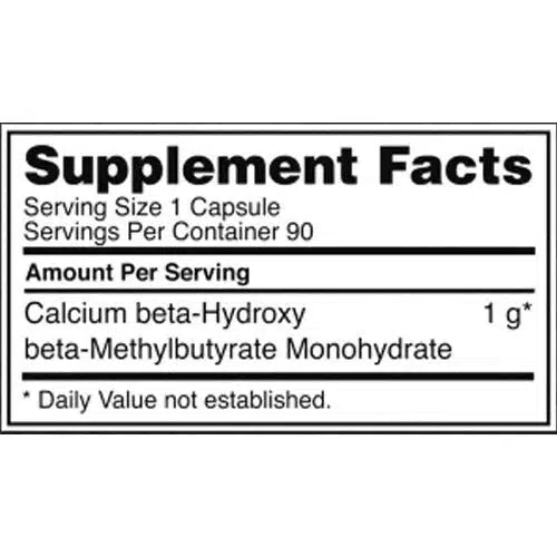 Optimum Nutrition Hmb 1000 mg, 90 Caps