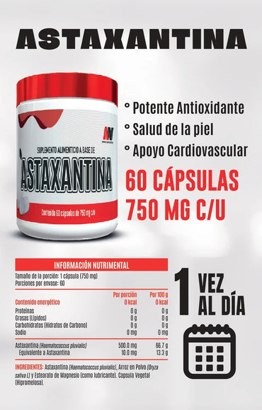 Advance Nutritions Astaxantina 60 Caps