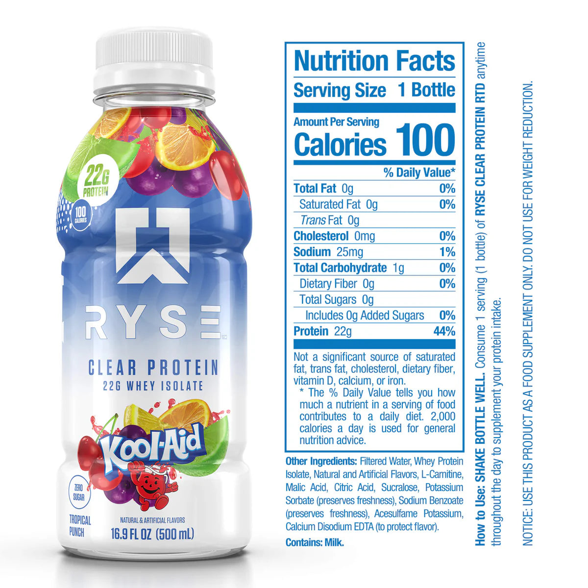 Ryse Clear Protein (24 pack)