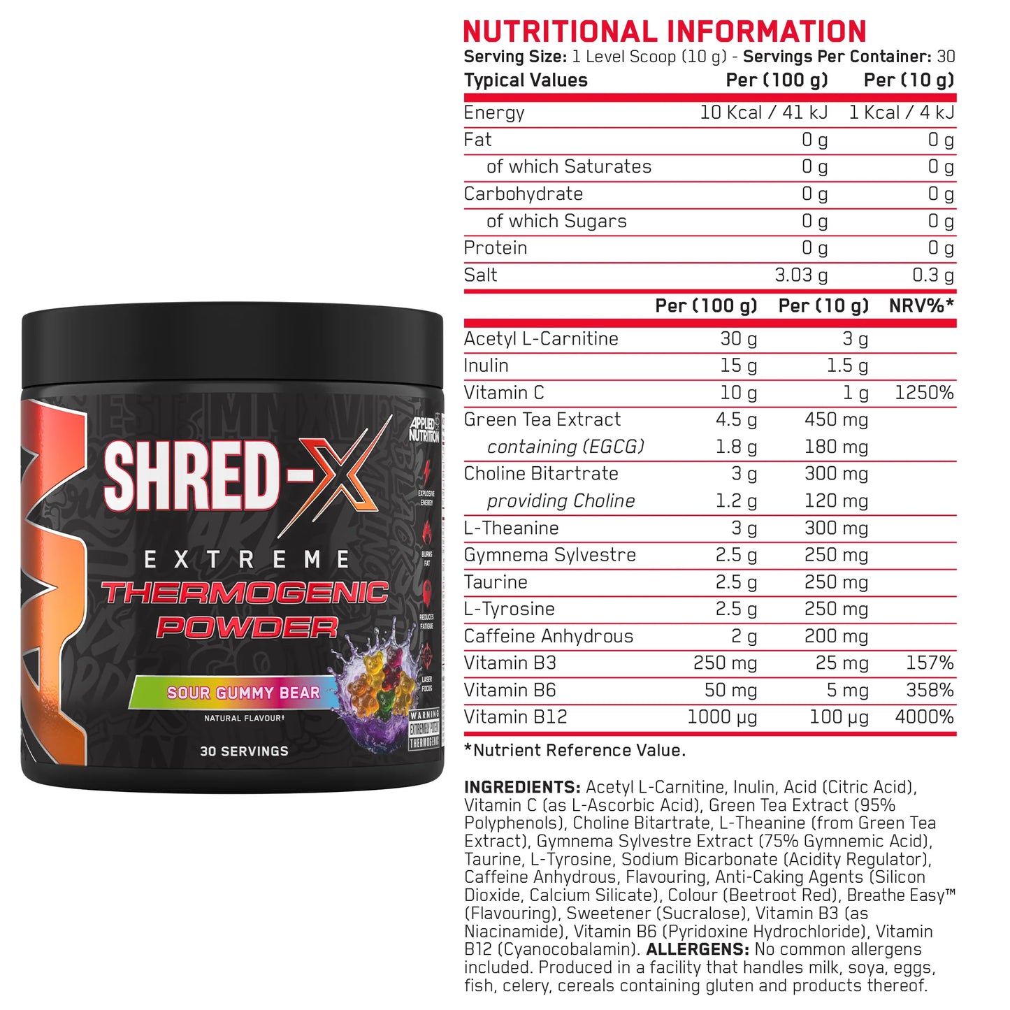 Applied Nutrition ABE Shred-X 30 Servings