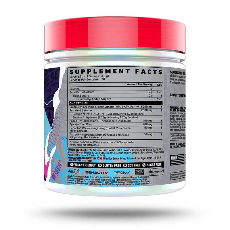 Ghost Size Muscle Builder 30 Serv