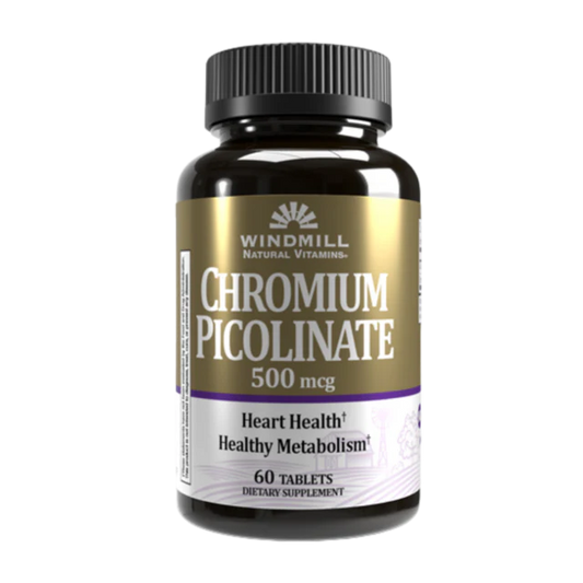 Windmill Picolinato de Cromo 500 Mg, 60 Tabs