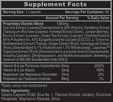Hi-Tech H2O Expulsion 60 Ct
