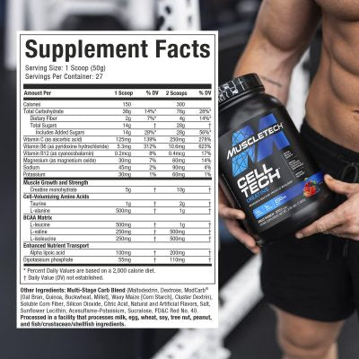 Muscletech Cell-Tech Creatine 3 Lb