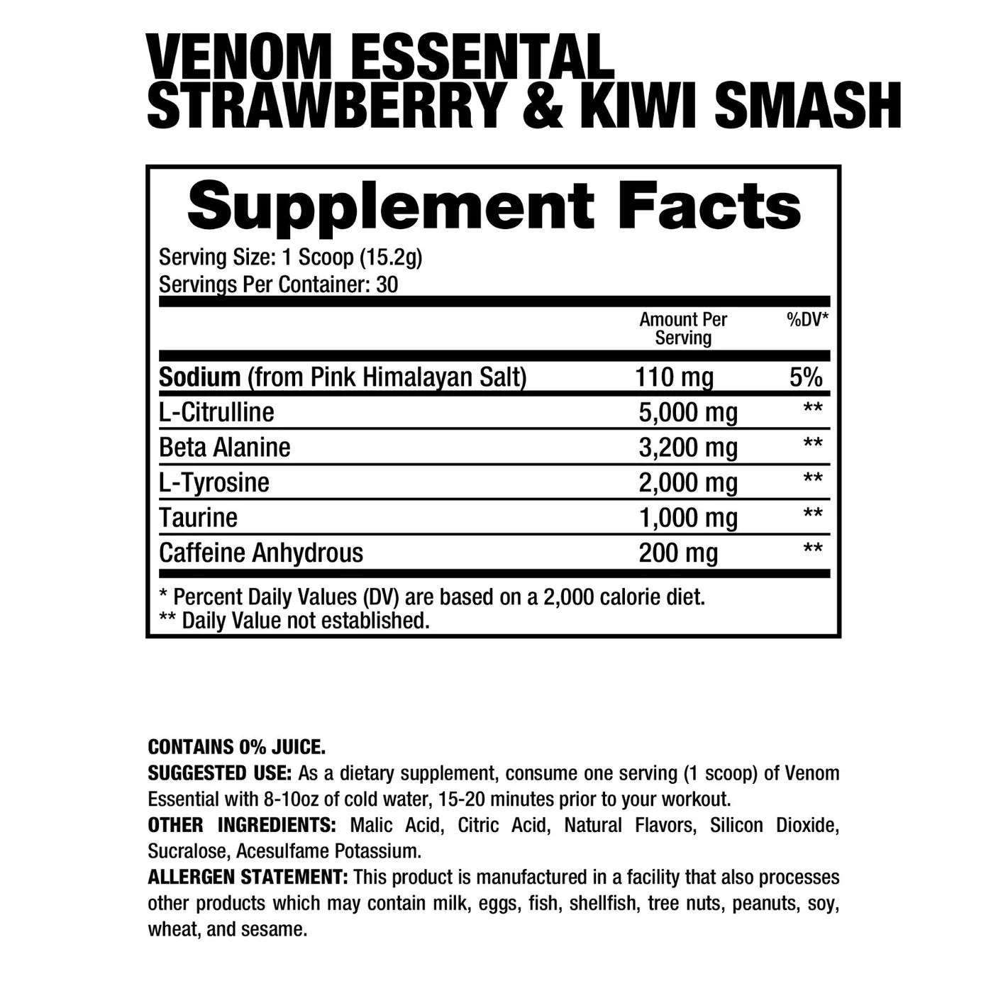 Dragon Pharma Venom Essential 30 serv