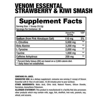 Dragon Pharma Venom Essential 30 serv