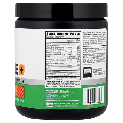 Optimum Nutrition Creatine+ 720 Grs
