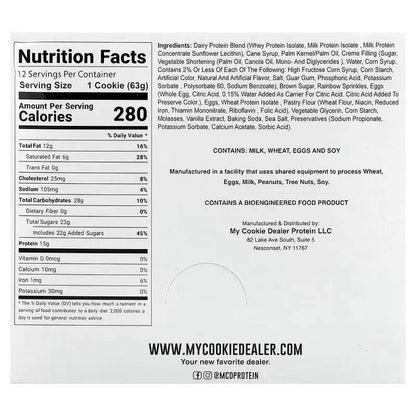 Raw My Cookie Dealer Galleta Vegana 12 pack by Cbum (Version 63 grs Pequeña)