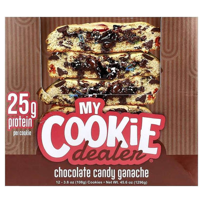 Raw My Cookie Dealer Galleta Vegana 12 pack by Cbum (Version 63 grs Pequeña)