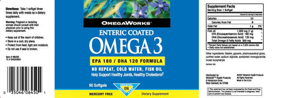 WIndmill OmegaWorks Omega3 Enteric Coated 90 Ct