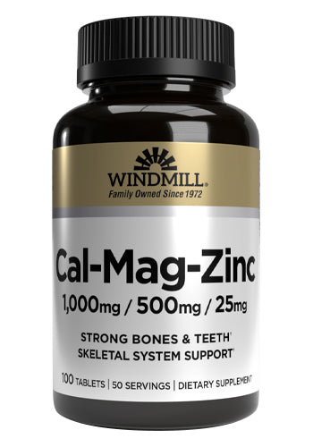 Windmill Calcio, Magnesio y Zinc 100 Tabs