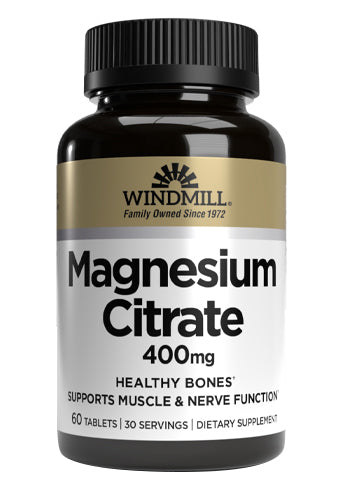 Windpill Magnesium Citrate 400 Mg 60 Tabs