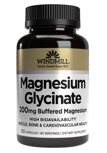 Windpill Magnesium Glycinate 200 Mg 120 Caps