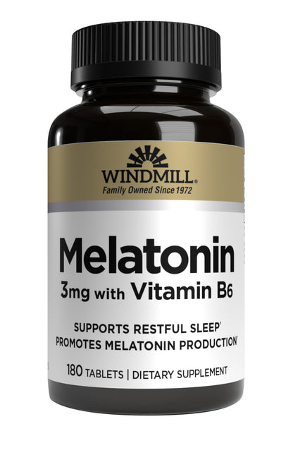 Windmill Sleep Melatonin 3 Mg 180 Tabs