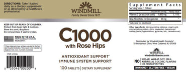Windmill C-1000 MCG with Rose Hips 60 Tabs