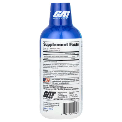 Gat L-Carnitine Essentials 3000 16OZ