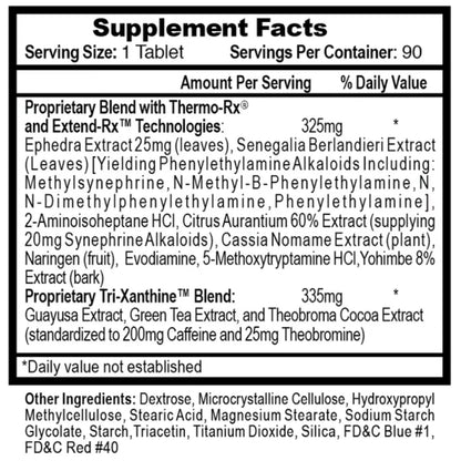 Hi-Tech Lipodrene Hardcore 90 tabs