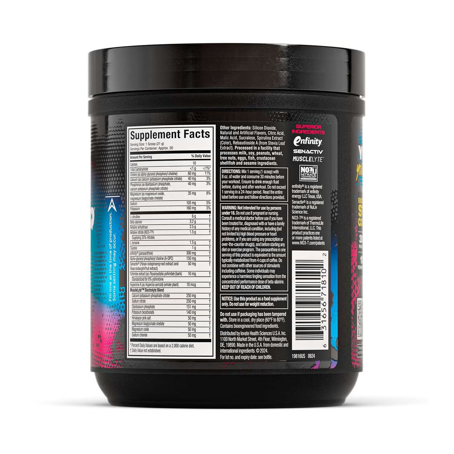 Muscletech EuphoriQ 20 serv Pre Workout
