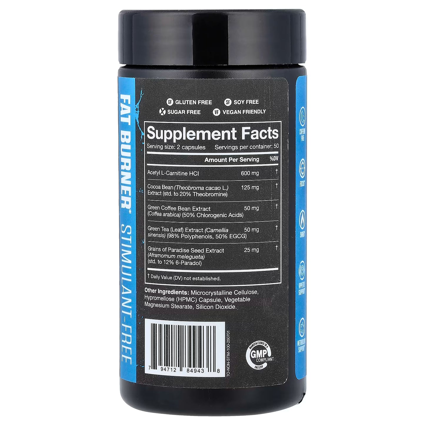 Cobra The Omen Fat Burner Stim Free 100 Caps