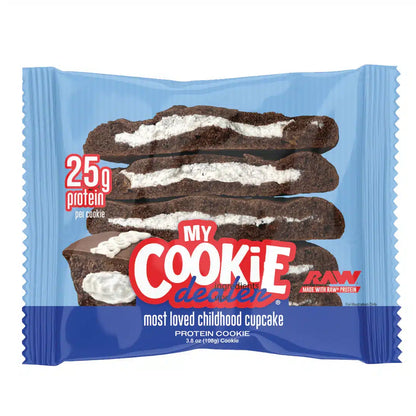 Raw My Cookie Dealer Galleta Vegana 12 pack by Cbum Version 113 Grs GRANDE