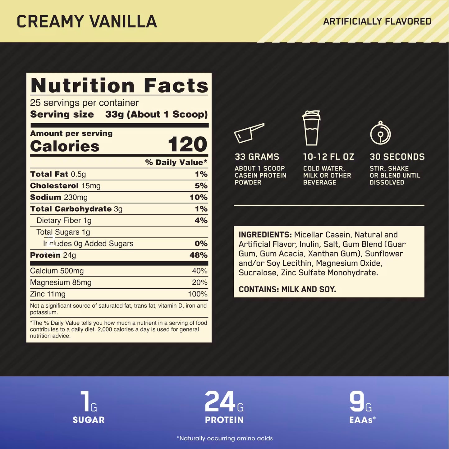 Optimum Nutrition Gold CaseIn 4 lbs
