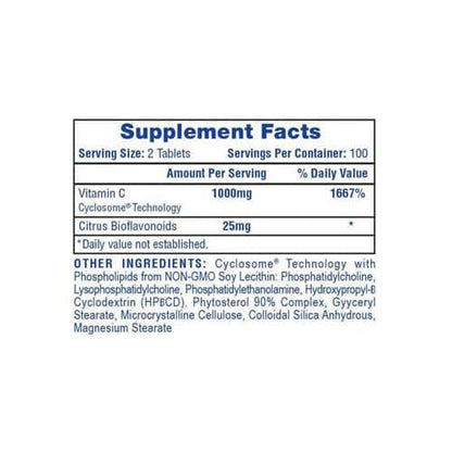 Hi-Tech Vitamin C 1000mg, 200 tabs