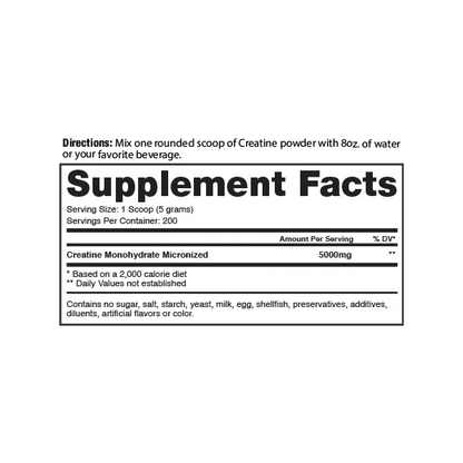 Dragon Pharma Creatina 1000 grs ( Creatine Monohydrate)