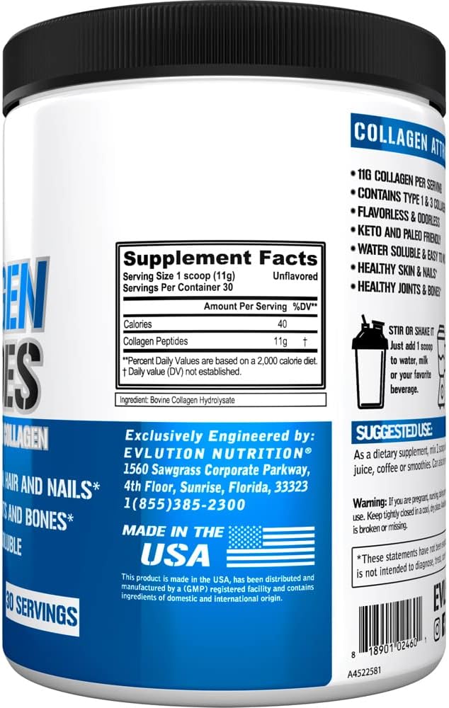 Evolution Nutrition Collagen Peptides 30 Serv